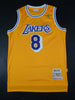 Image of NBA Kobe Bryant LA Lakers Hardwood Classics #8 Men's Swingman Jersey Gold S-XXL - RepandTory