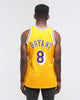 Image of NBA Kobe Bryant LA Lakers Hardwood Classics #8 Men's Swingman Jersey Gold S-XXL - RepandTory