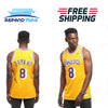 Image of NBA Kobe Bryant LA Lakers Hardwood Classics #8 Men's Swingman Jersey Gold S-XXL - RepandTory