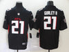 Image of Todd Gurley Atlanta Falcons #21 Black White Limited Men's Jersey 2020 - RepandTory