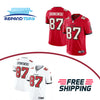 Image of Men's Tampa Bay Buccaneers Rob Gronkowski Jersey #87 Vapor Limited Stitched - RepandTory