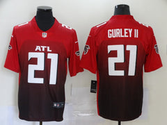 Todd Gurley Atlanta Falcons #21 Black White Limited Men's Jersey 2020